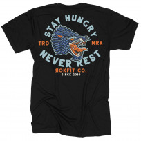ROKFIT STAY HUNGRY, NEVER REST T SHIRT